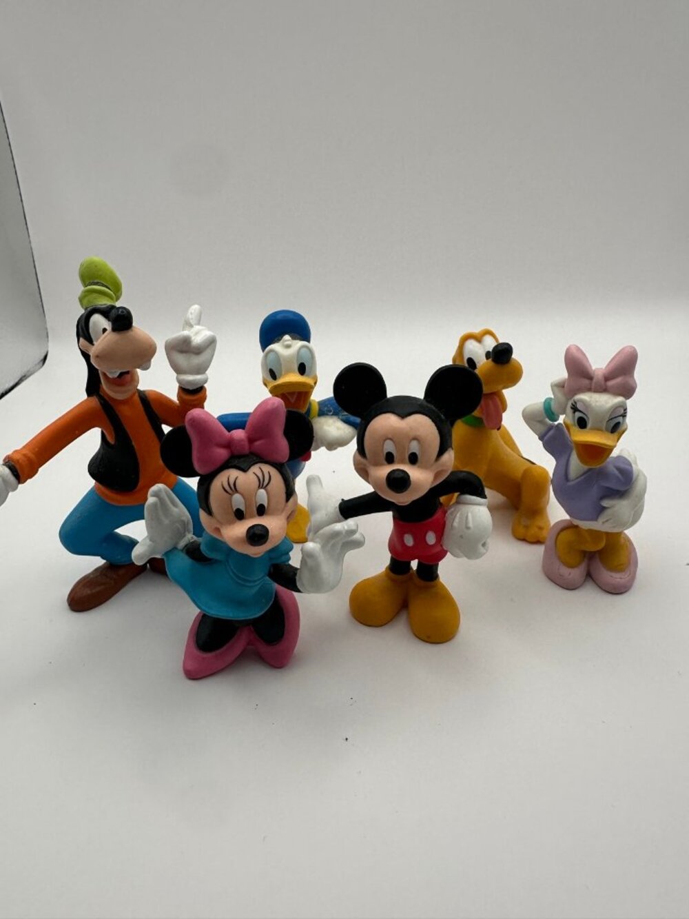 Disney Mickey Minnie Mouse Clubhouse Figurine Toy Lot 6 Mattel 2000s